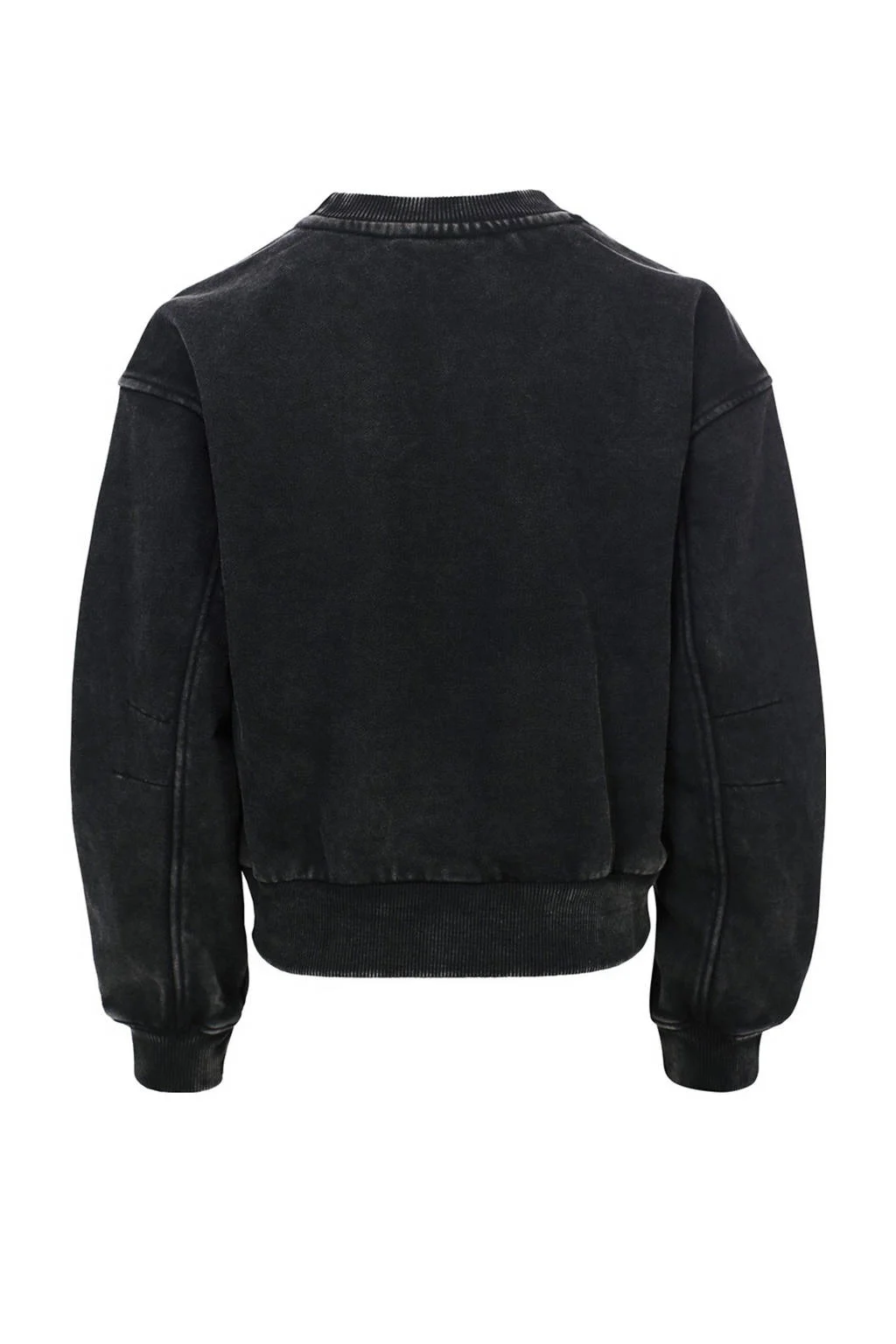 LOOXS sweater met printopdruk verwassen zwart