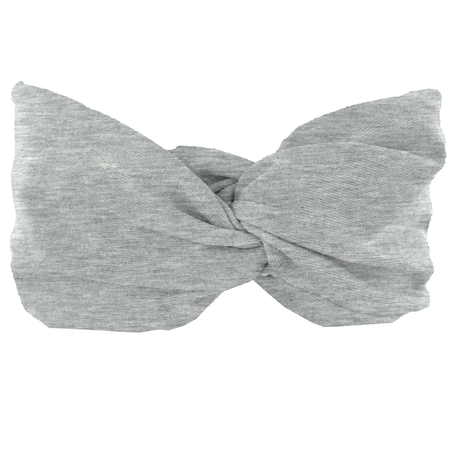 Bandeau Jersey Croisé Enfant Gris Chiné