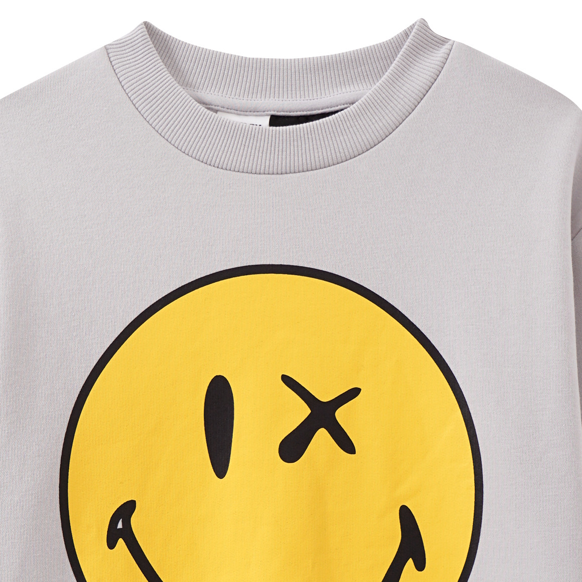 Beatwear SmileyWorld Sweatshirt mit Print hellgrau