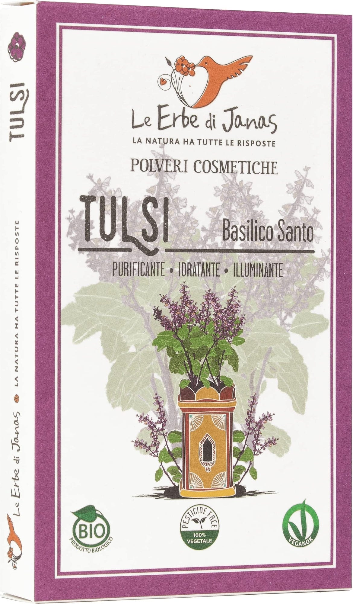 Le Erbe di Janas  Tulsi (Heiliger Basilikum), 100 g