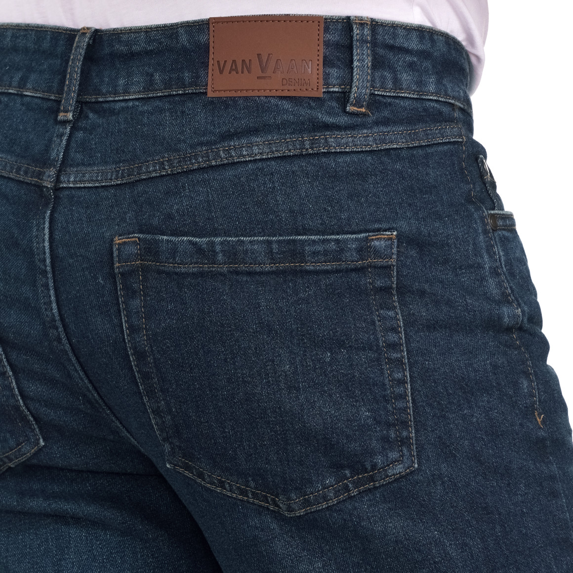 VanVaan Herren Jeans in Regular Fit dunkelblau