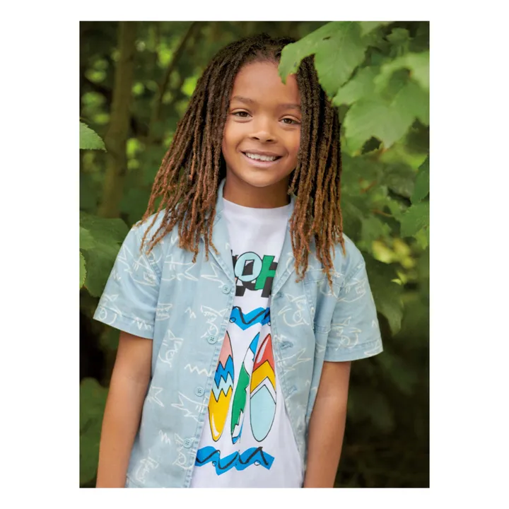 Stella McCartney Kids T-Shirt Aloha | Blanc