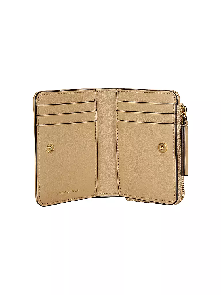 TORY BURCH Geldtasche KIRA CHEVRON creme