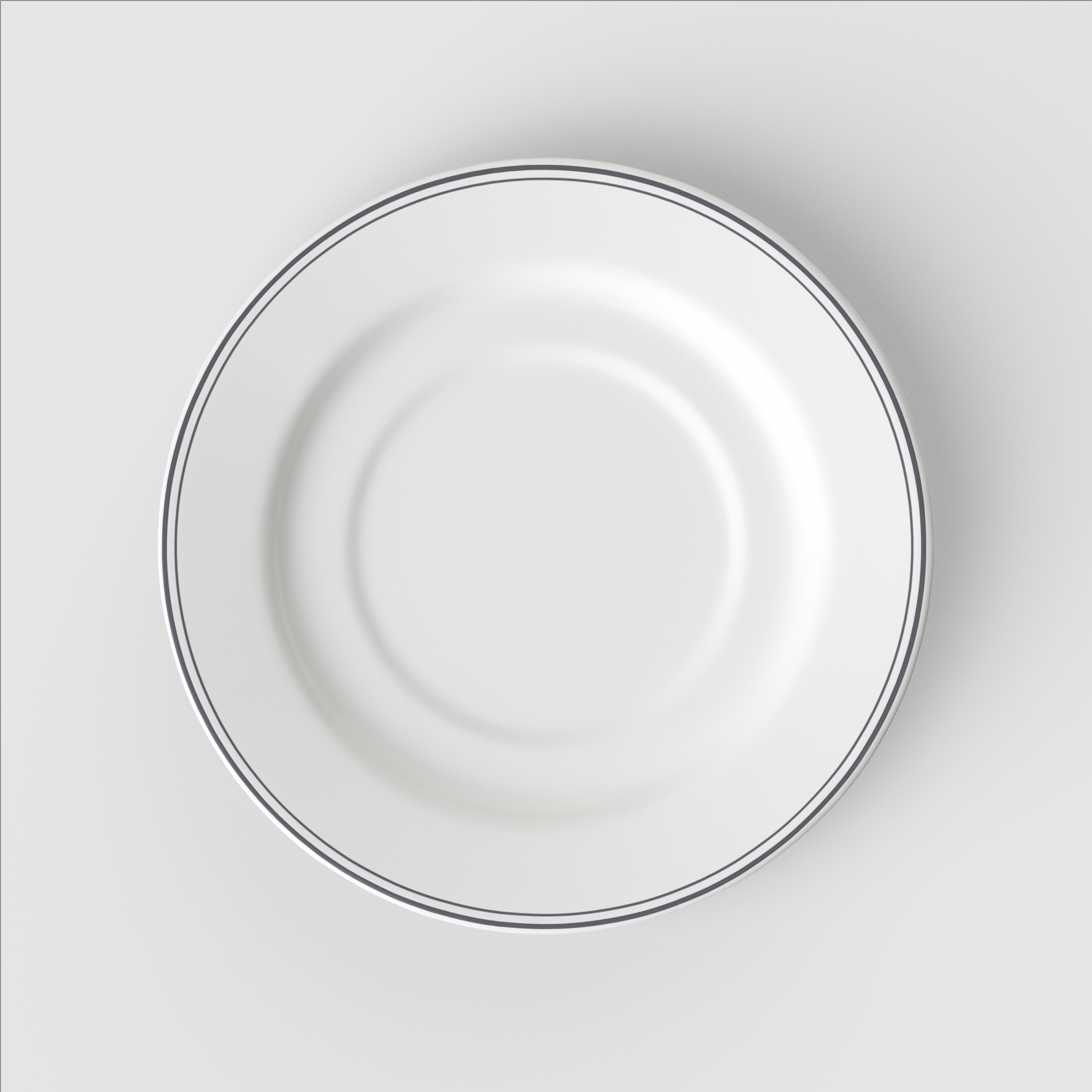 Design Naif Soup cup saucer Multi-colored, 7.4'', Premium Porcelain
