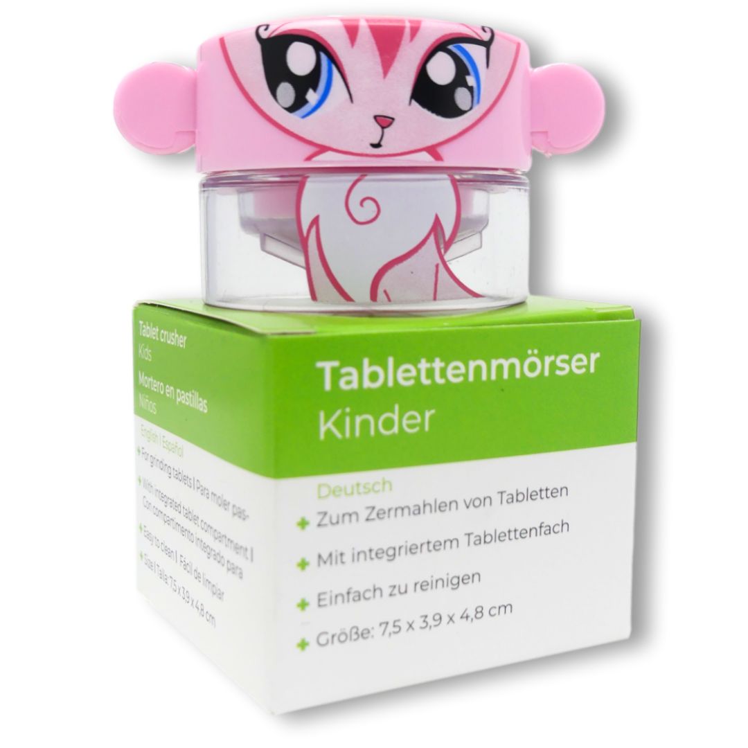 LisaCare Tabletten Mörser 5cm x 4cm PillenCrusher - Fuchs