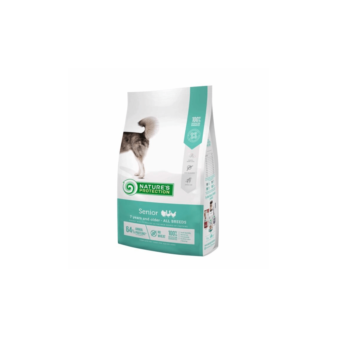 Ração Nature's Protection para Cães Idosos, 4 kg