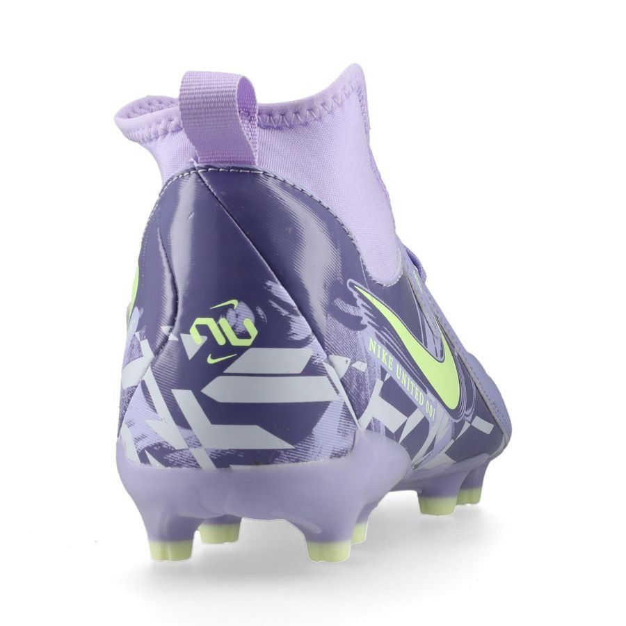 Nike Phantom Luna II Academy MG United - Purple Agate/Jaune Fluo Enfant