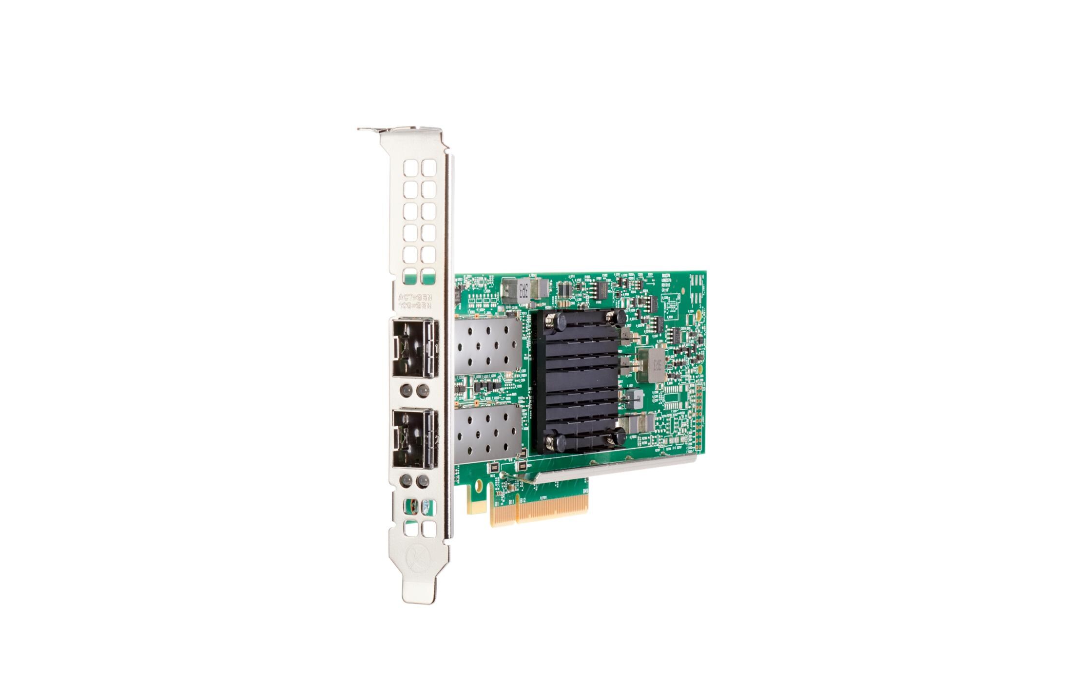SFP28 Netzwerkkarte 817718-B21 PCI-Express x8<br>HPE Ethernet 10/25 Gb SFP28 BCM57414 Adapter mit 2 Anschlüssen