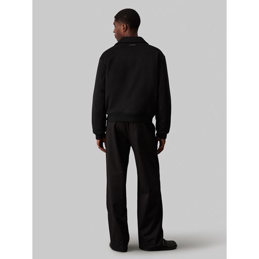 Calvin Klein Wool Blend Padded Bomber Jakke, Ck Black, XL