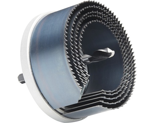 Multi-gatenzaagset Wolfcraft Ø 68-100 mm 5-delig