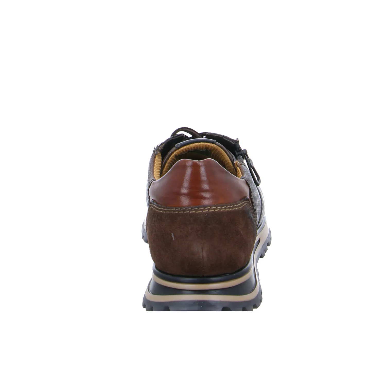 BUGATTI SHOES Halbschuhe Sneaker Braun Leder