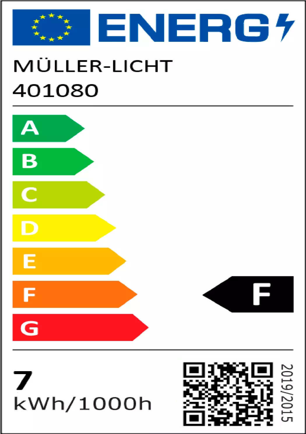 LED Retrolampe E27/6,5Watt/Energie F