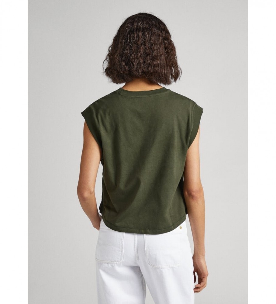 Camiseta verde âmbar da Pepe Jeans