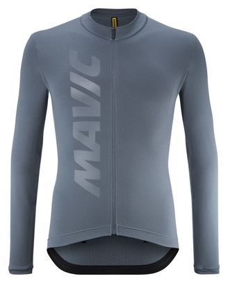 Maillot Manches Longues Mavic Aksium Thermo Bleu