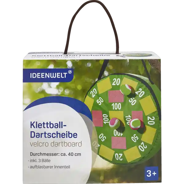 Klettball Dartscheibe