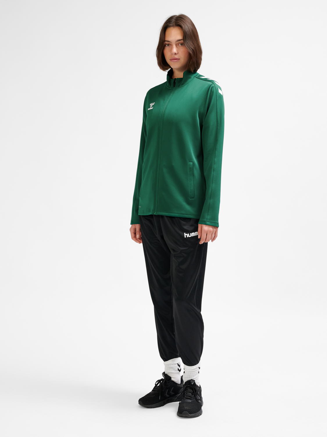 hmlCORE XK POLY ZIP SWEAT WOMAN