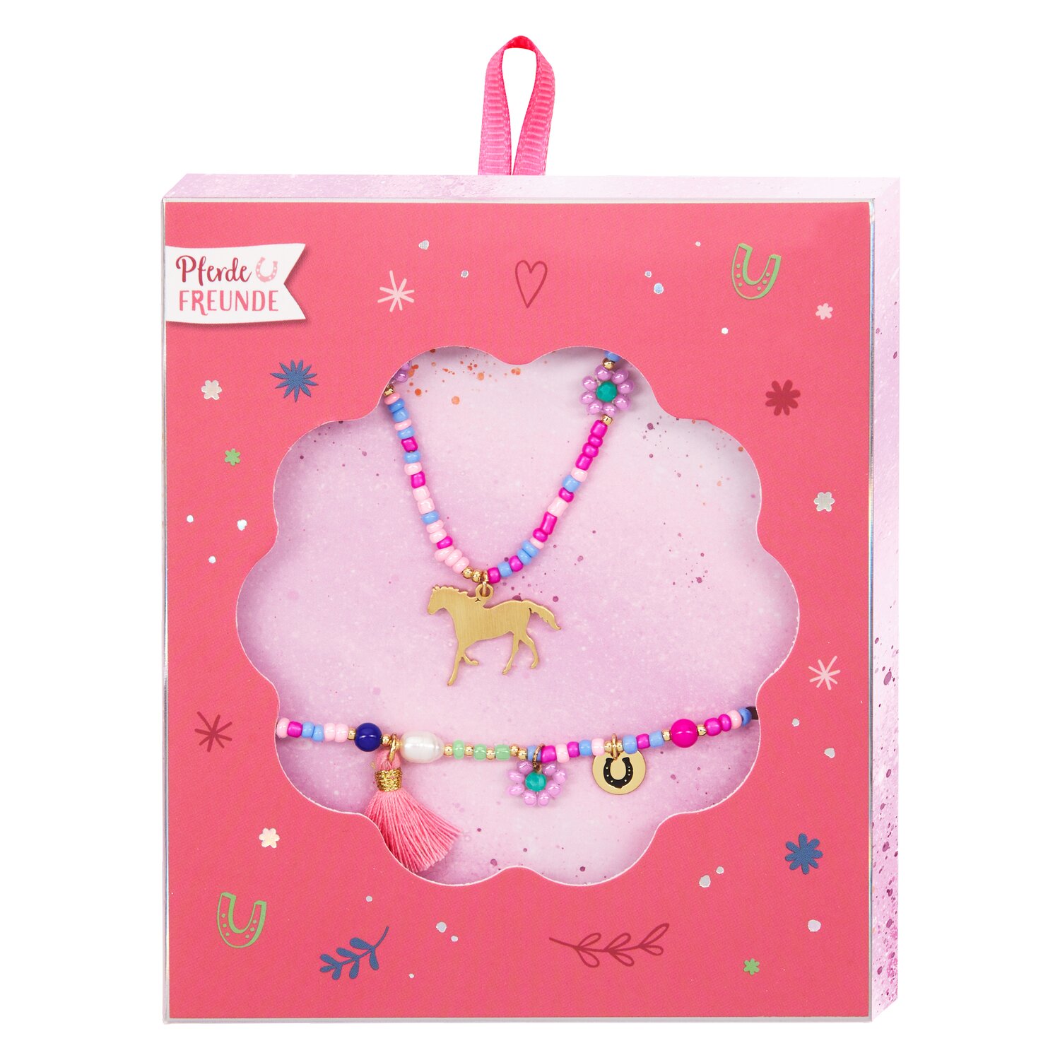 DIE SPIEGELBURG Schmuckset Pferdefreunde