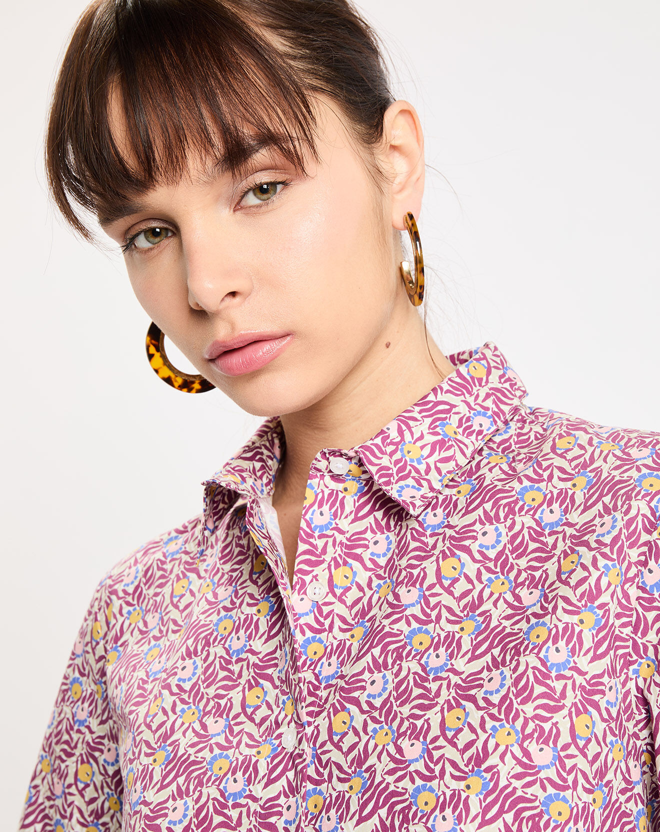 Jodhpur Chemise Atlas violette