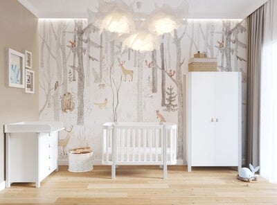 Yappy Kids Étude Sprinkelseng, Hvit/Grå