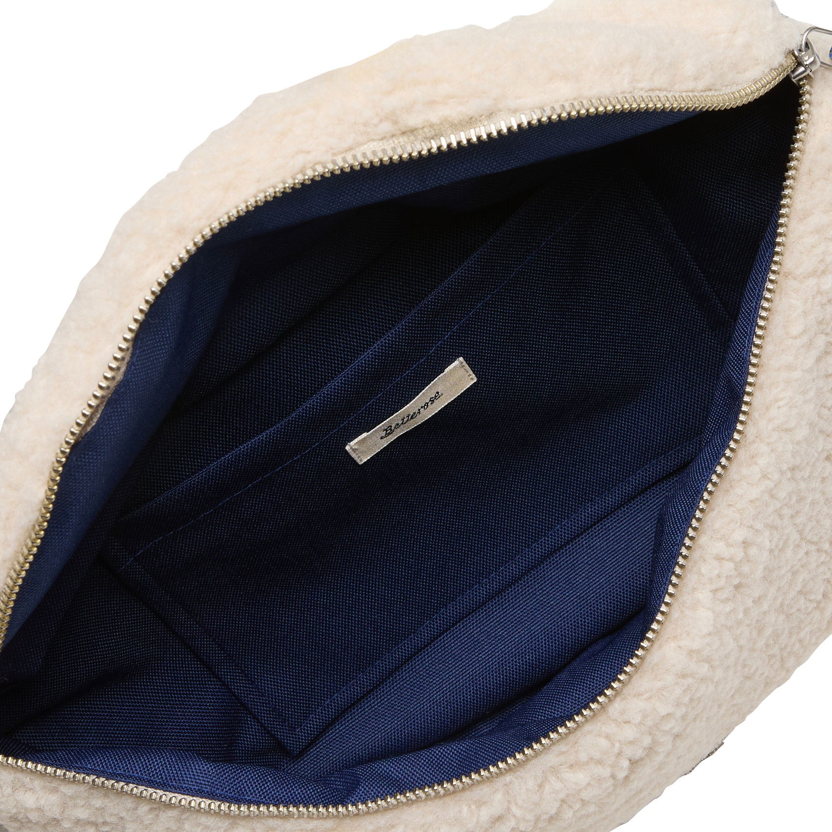 HOSIE - Sac banane en fourrure synthétique | Beige