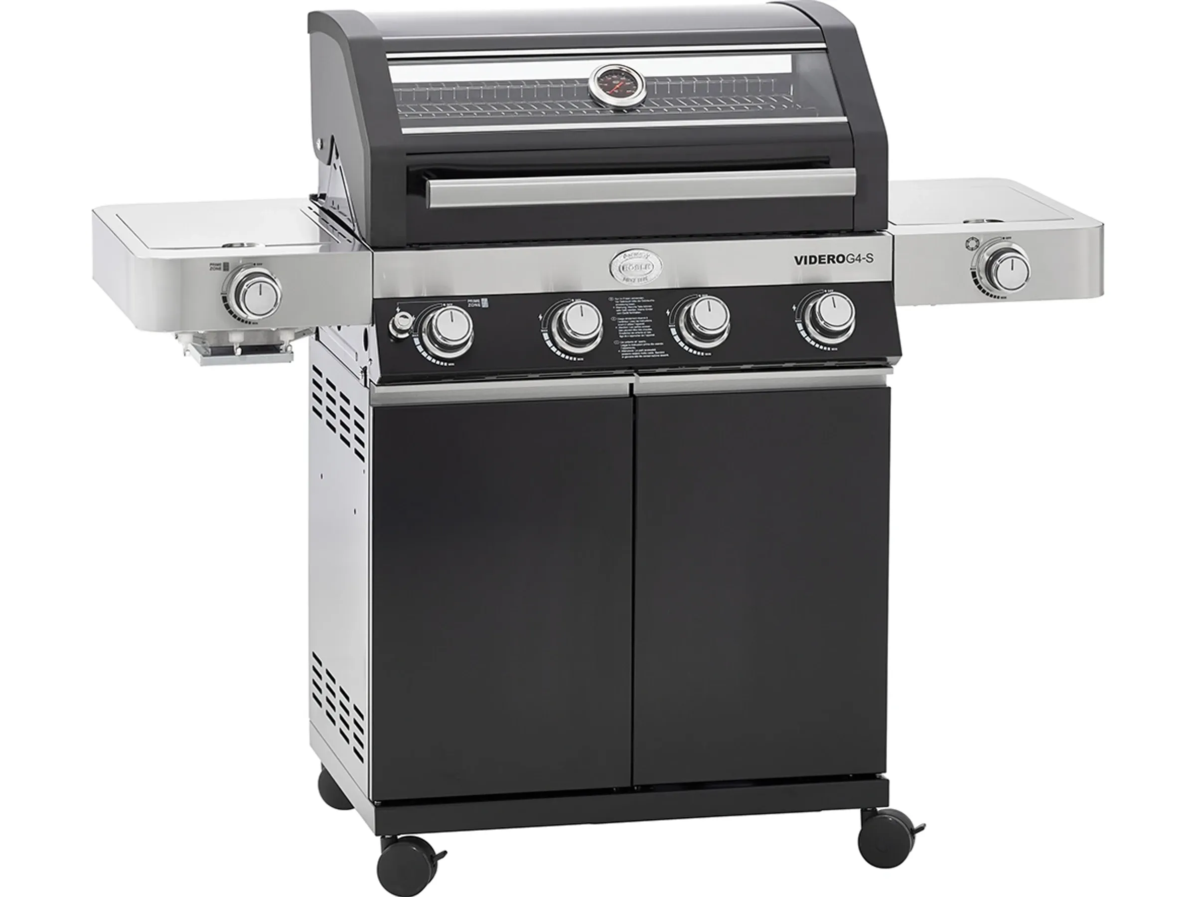 Rösle Gasgrill BBQ-Station Videro G4-S Vario+ 50mbar 4 Brenner und Seitenbrenner