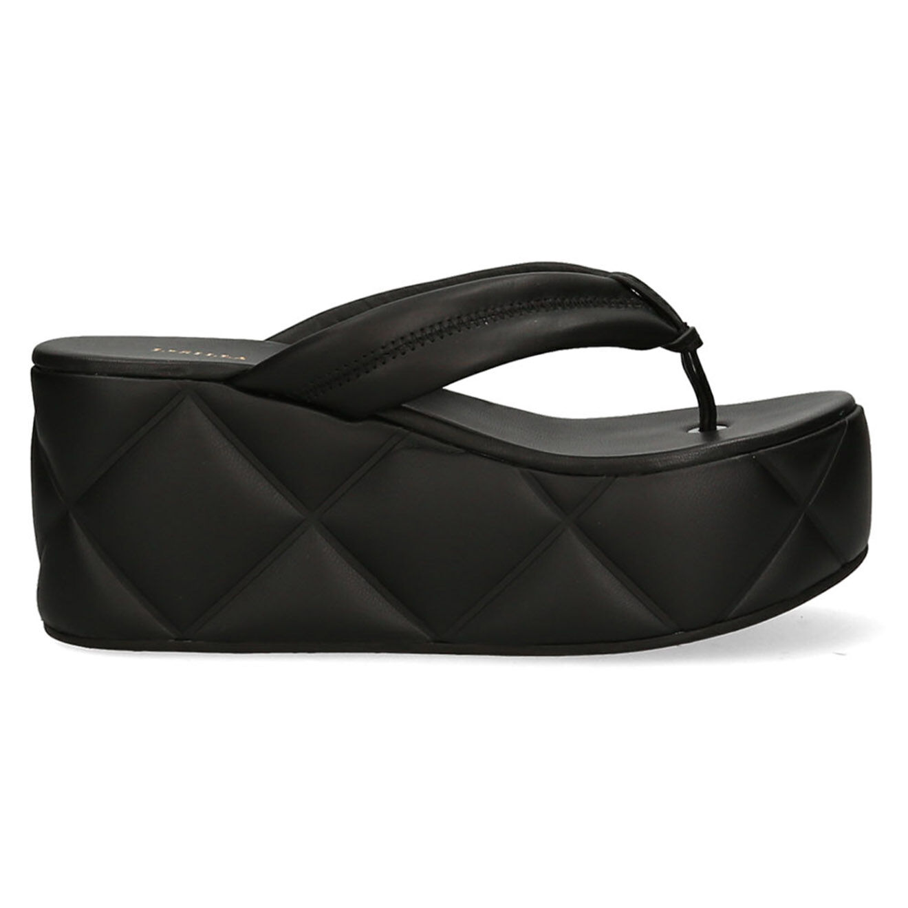 Le Silla Tongs Aiko noirs - Talon 8 cm