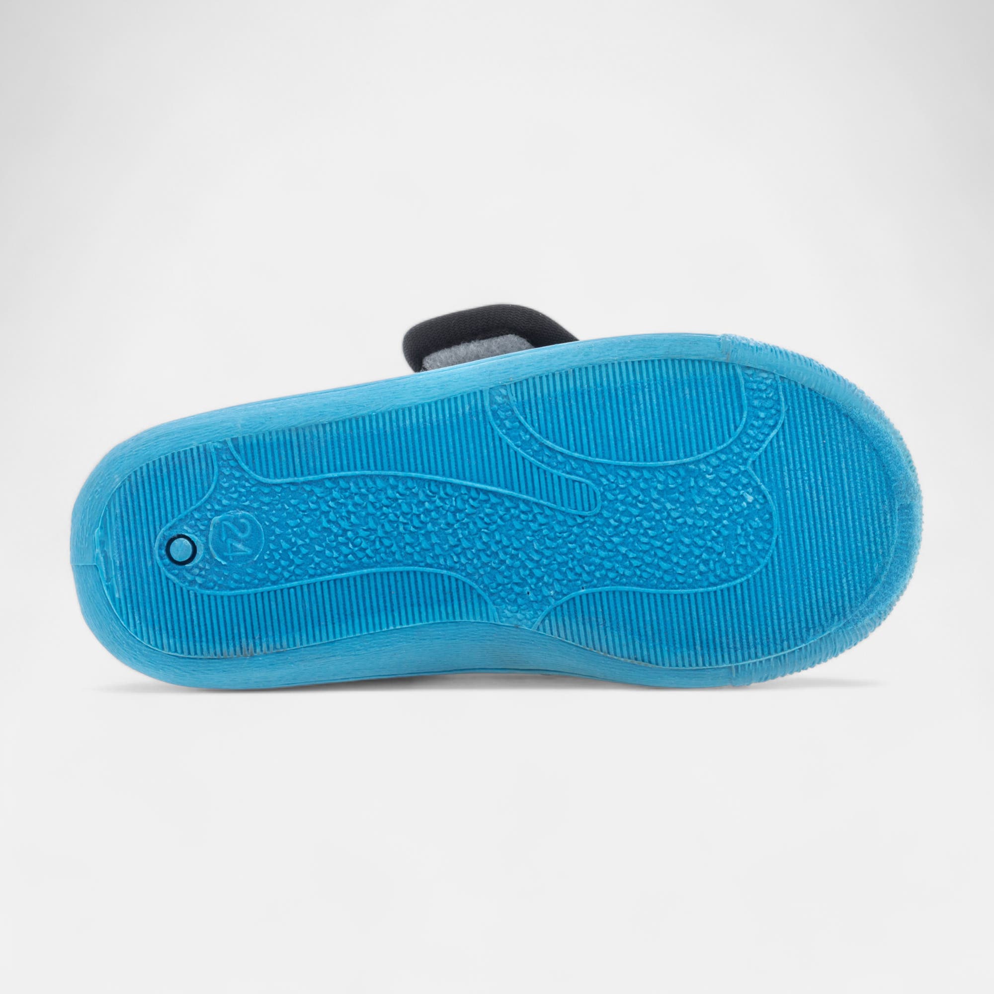 Pantoufles attaches velcros Garçon gris