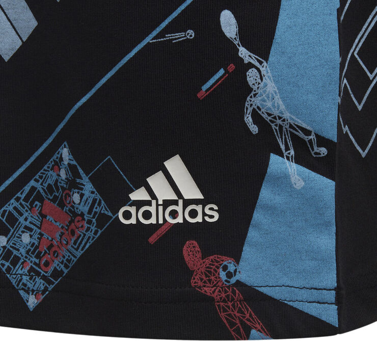 adidas ARKD3 Allover Print T-shirt Sort