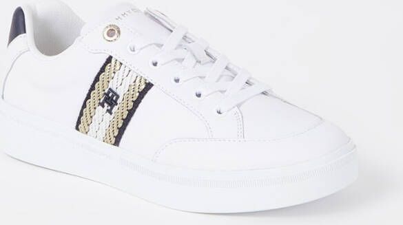Tommy Hilfiger Rechtbank Sneaker MET Webbing White Unisex