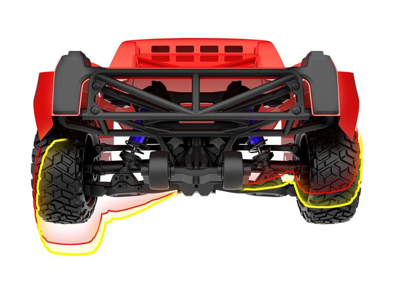 Traxxas Short Course Truck Maxx Slash 4x4 6S Blau, ARTR, 1: Robuster 6S Brushless 4WD SCT