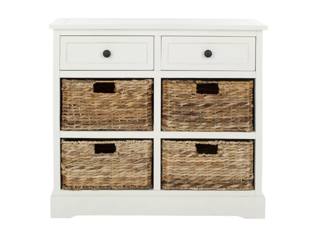Meubles de rangement Distressed & Cream 33 X 75 X 70.1 cm - Veta