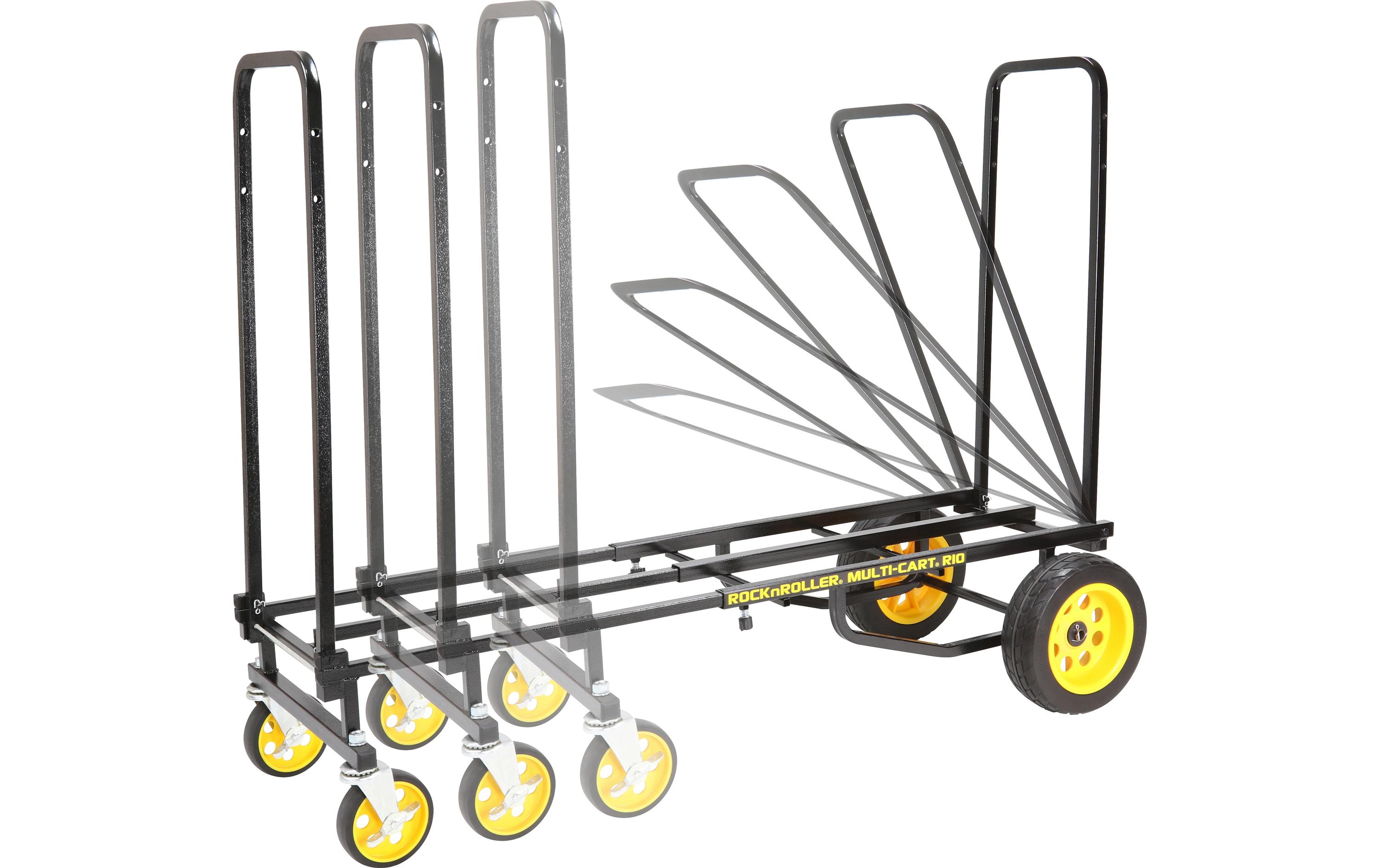 Multifunktionswagen R10RT Tragkraft 226 kg<br>Faltbarer 8-in-1-Multifunktionswagen