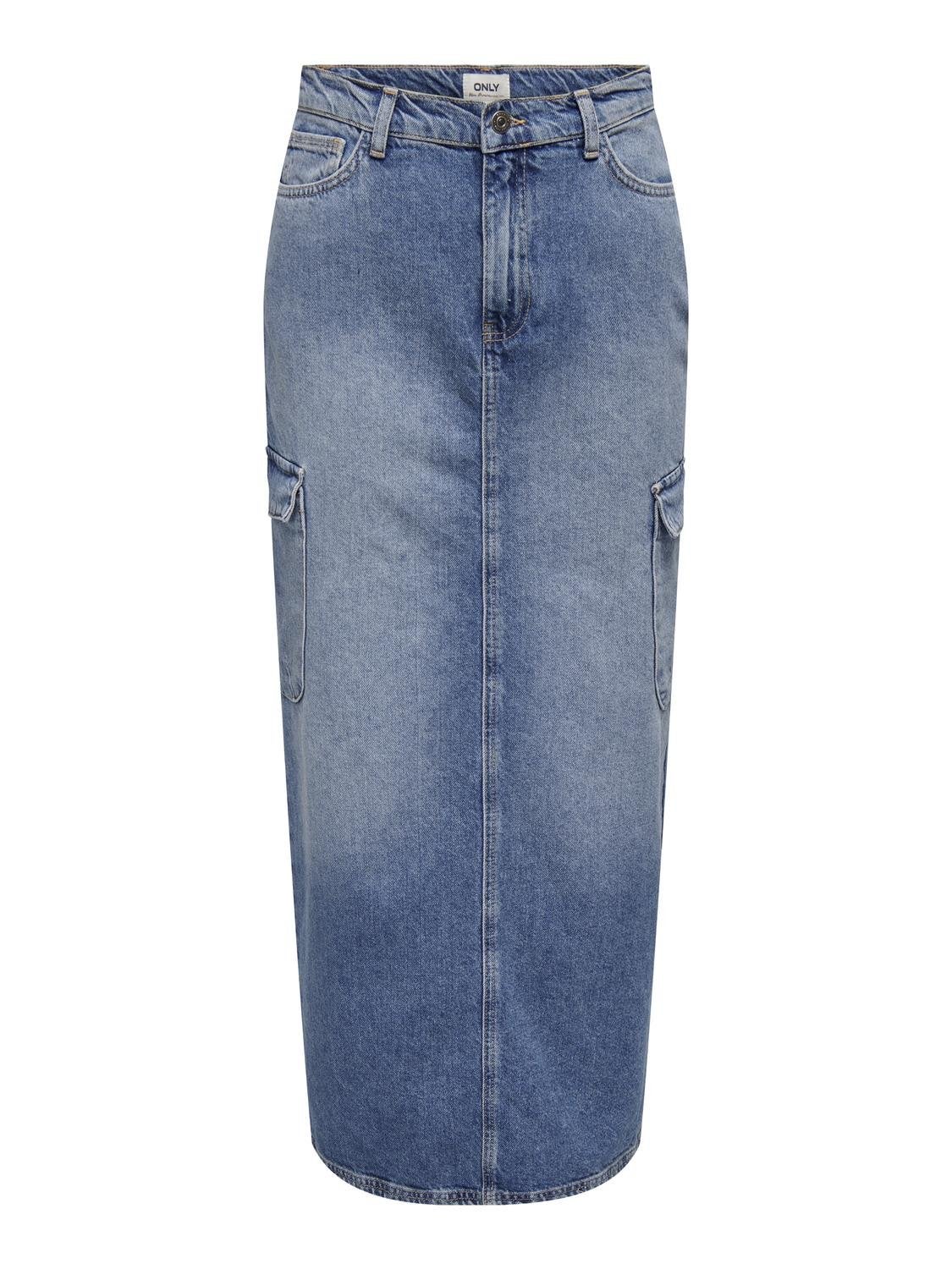 ONLMAYA Jeansrock Medium Blue Denim