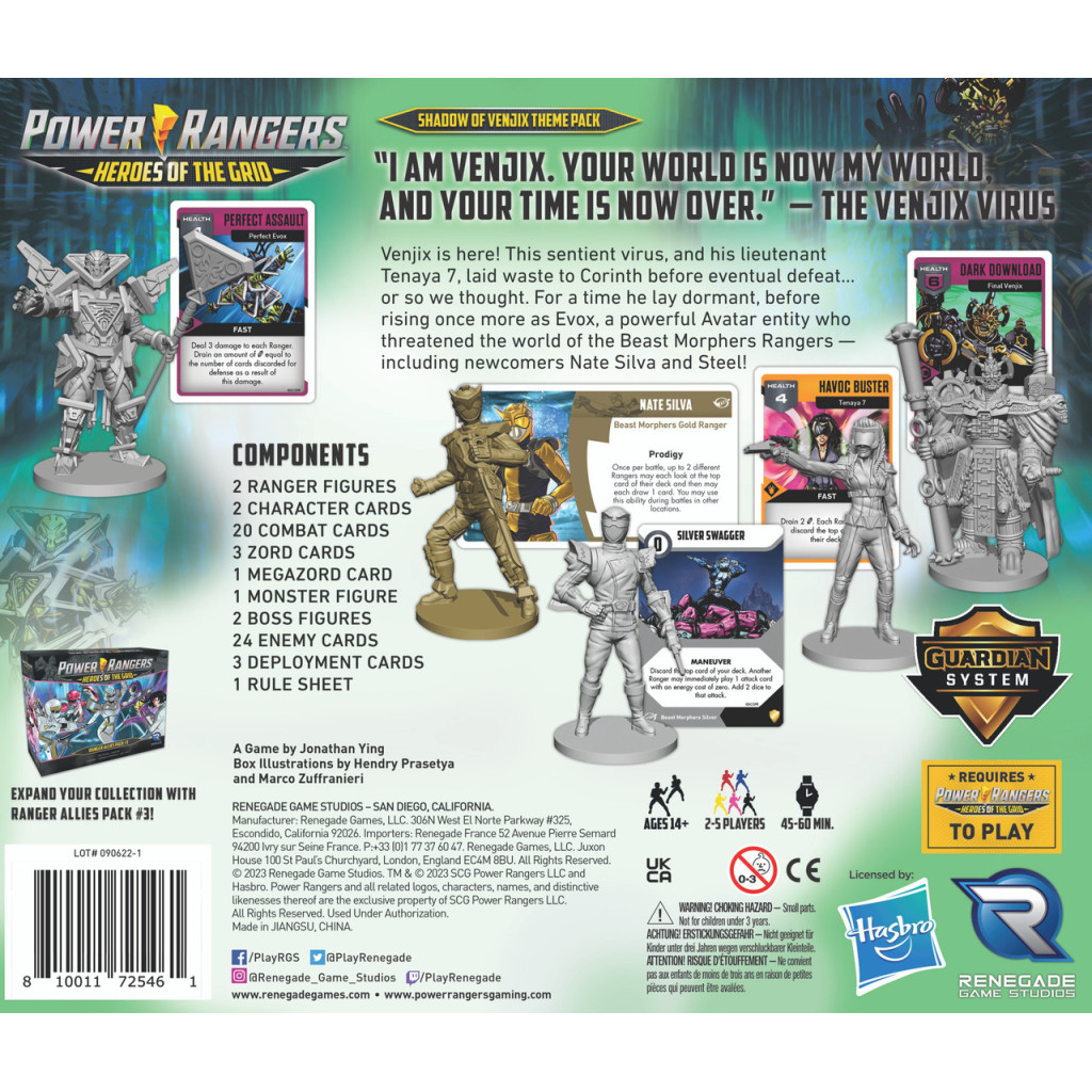 Power Rangers : Heroes of the Grid - Shadow of Venjix