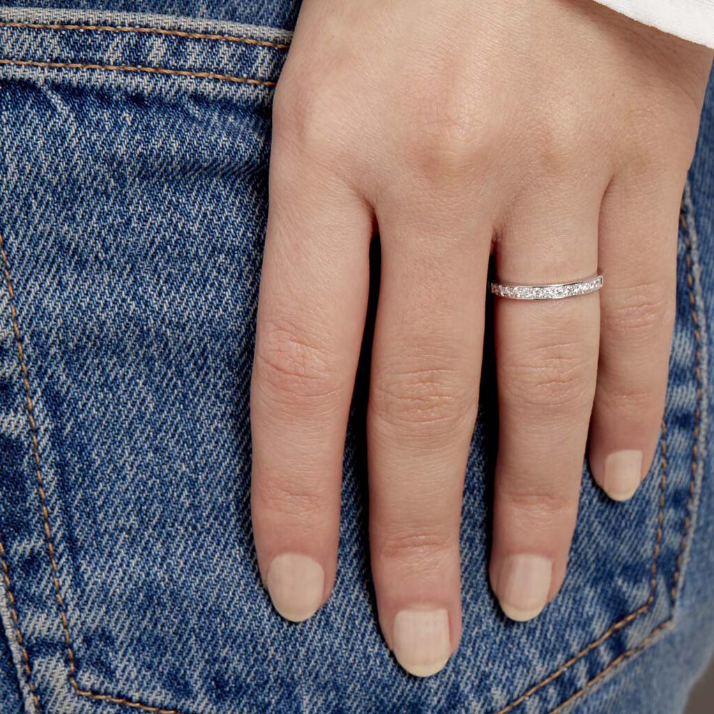 Alliance Rhea Or Blanc Diamant