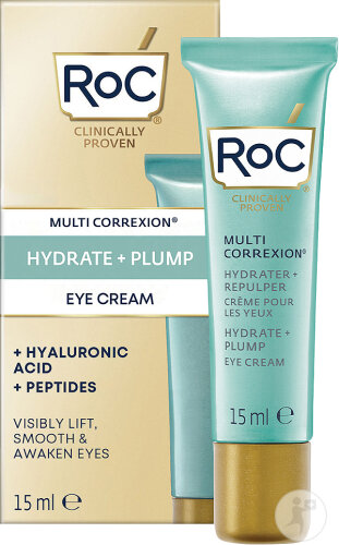 RoC Multi Correxion Hydrater + Repulper Crème Pour Les Yeux Tube 15ml