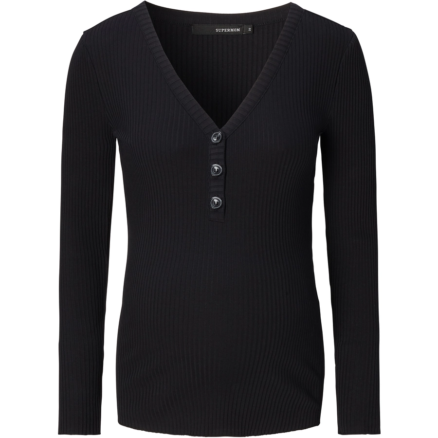 SUPERMOM Still-Shirt Camden Black