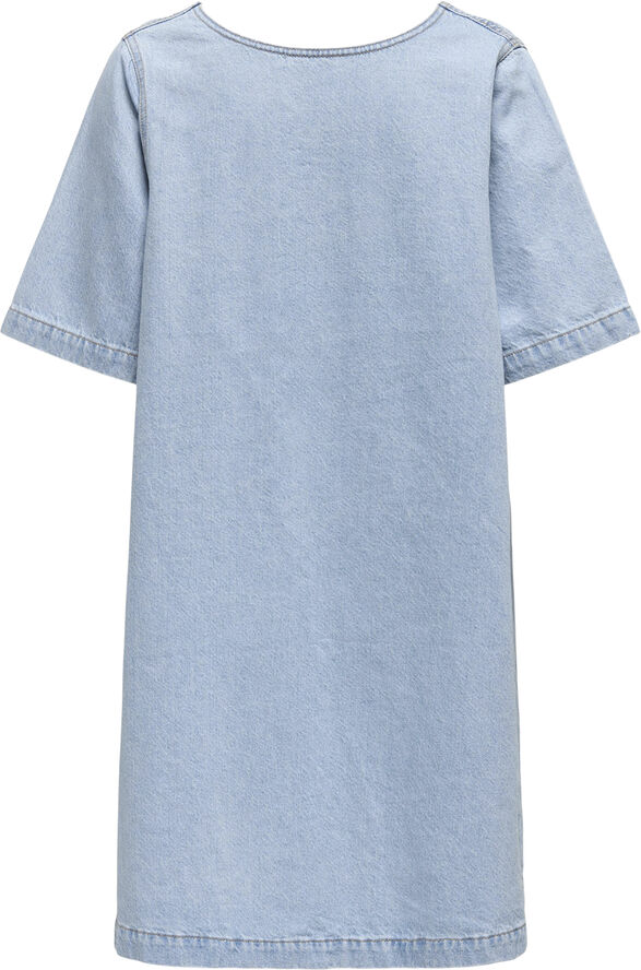 ONLY ONLGIGI S/S A-SHAPE DRESS AZG DNM Light blue denim