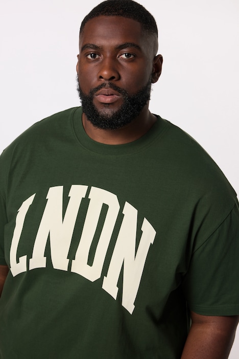 STHUGE T-Shirt, Halbarm, oversized, Brustprint, bis 8 XL