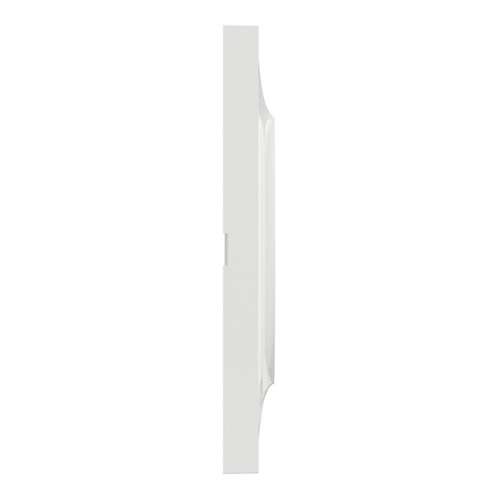 Plaque de finition simple Schneider Electric Odace Styl blanc