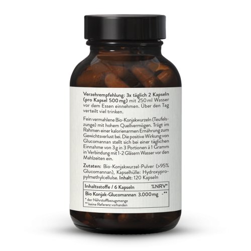 Sunday Natural Products  Bio Konjak-Wurzel Kapseln