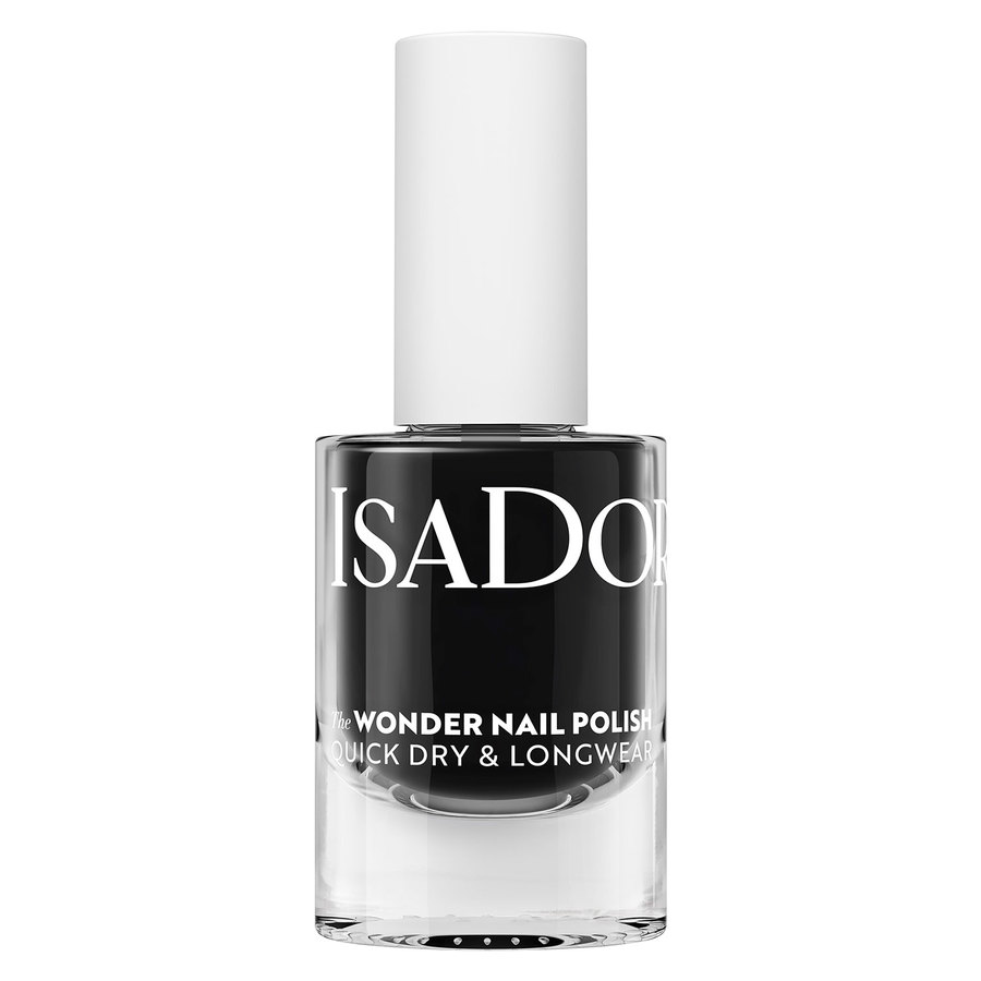 IsaDora The Wonder Nail Polish Quick Dry & Longwear 139 Black Lacquer 5ml