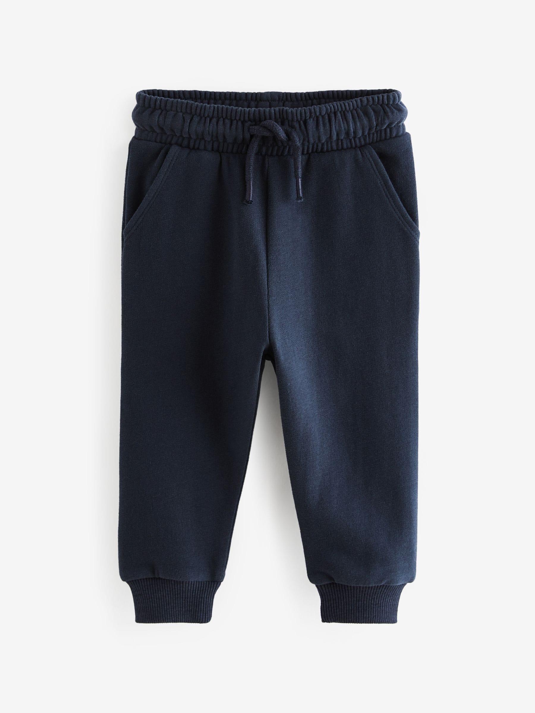 Marineblauw - Zacht aanvoelende jersey joggingbroek (3 mnd-7 jr)