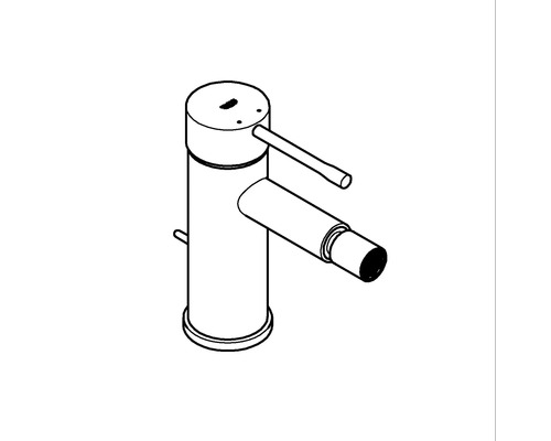 GROHE ESSENCE bidetkraan, hard grafiet geborsteld, 32935AL1