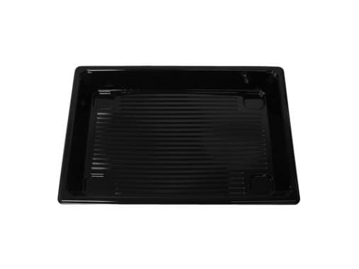 Sushibakke 241x175x28 mm RPET Sort,300 stk/krt