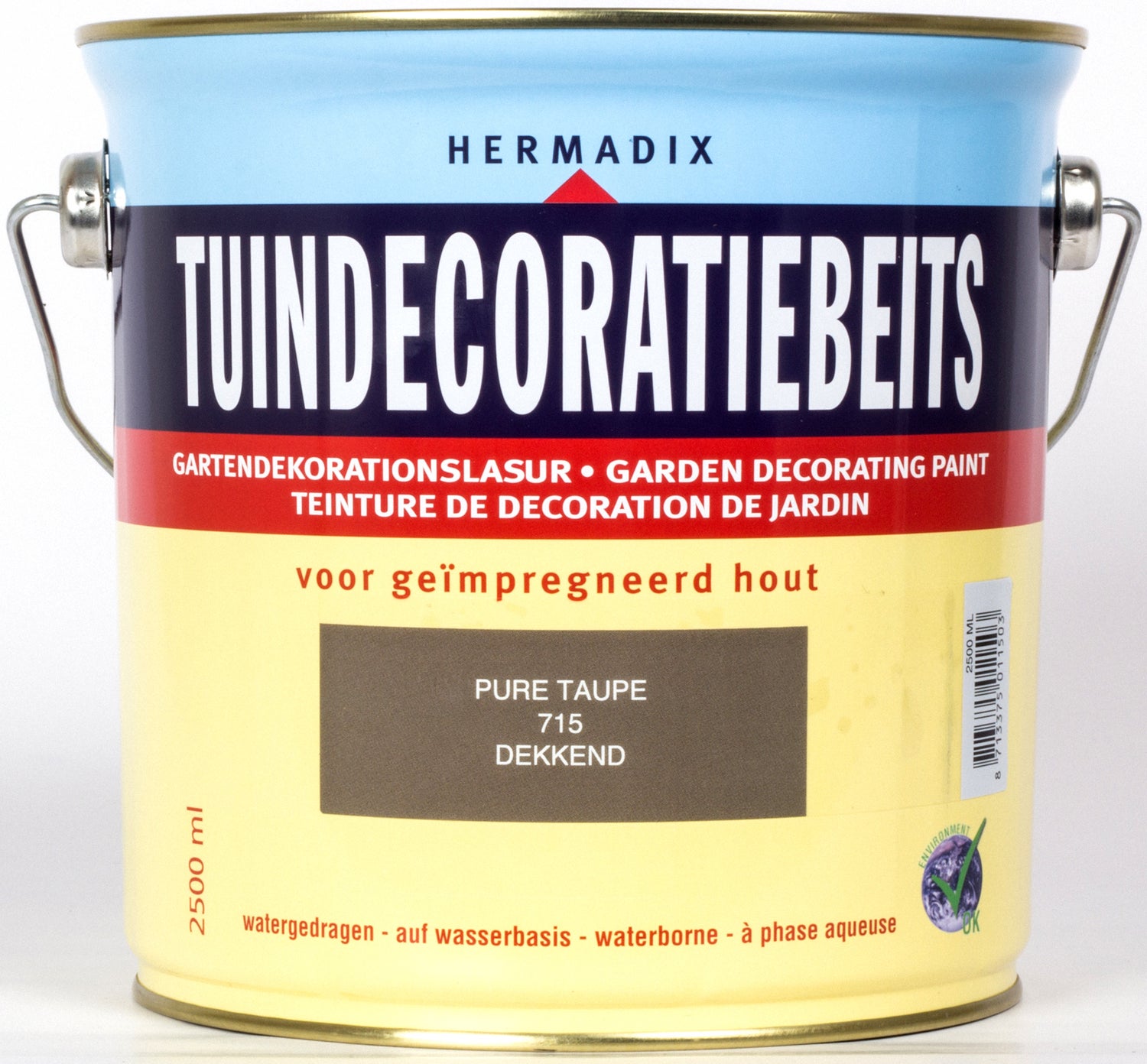 Hermadix Tuindecoratiebeits pure taupe 2,5 l