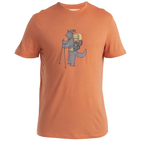 T-shirt randonnée ICEBREAKER M MERINO 150 TECH LITE III SS TEE TECH HEAD EMBER