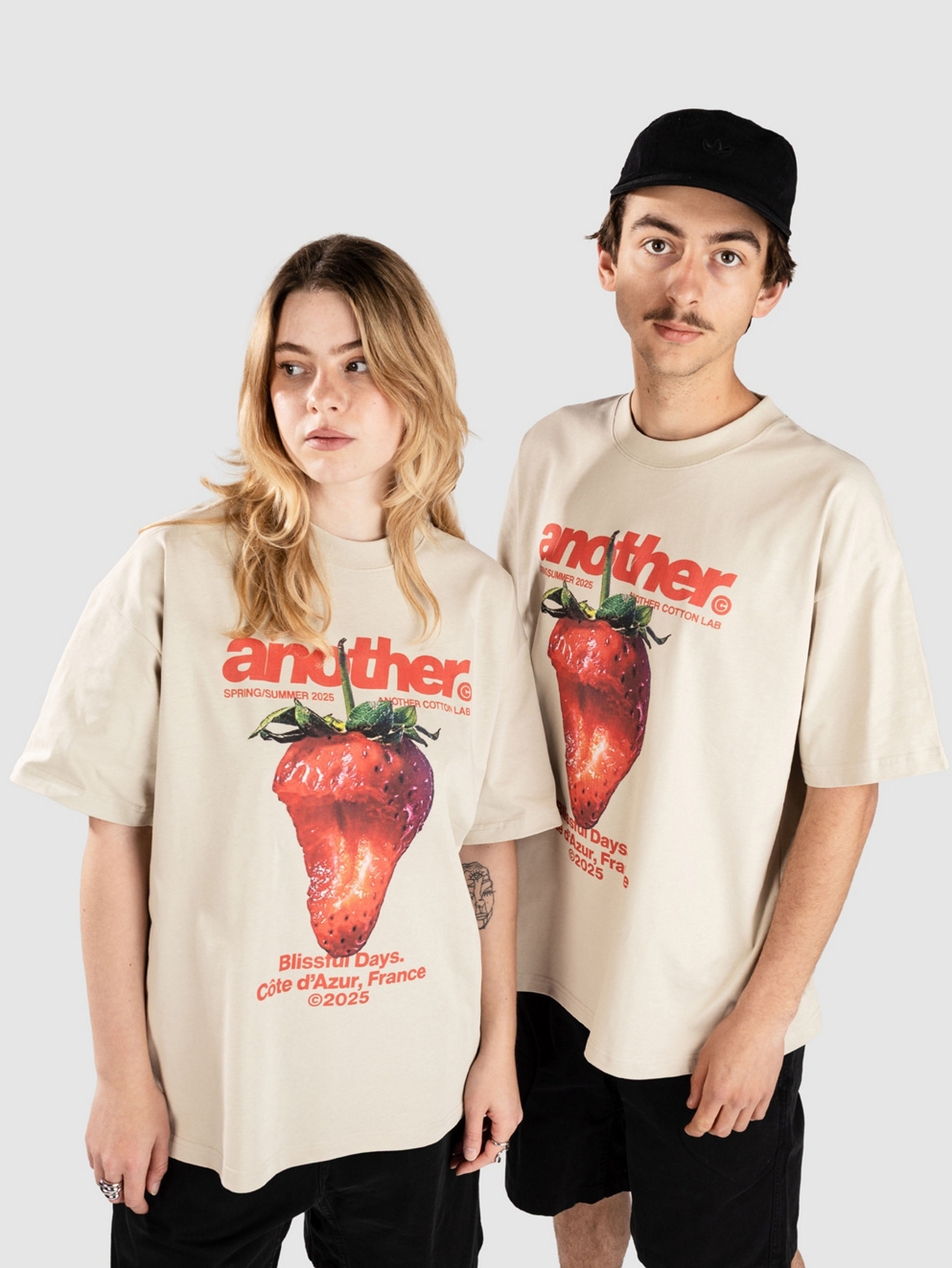 Another Cotton Lab Blissful Days Oversized T-Shirt white