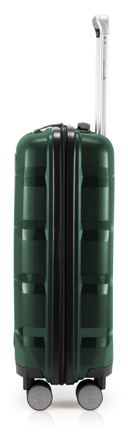 Britz - mala de mão rígida com rodinhas, aprovada pela TSA, 55 cm, 34 litros, verde escuro