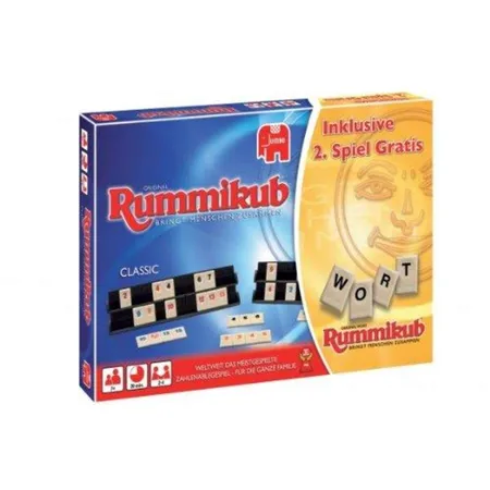Jumbo Spiele Original Rummikub Classic + Wort Rummikub